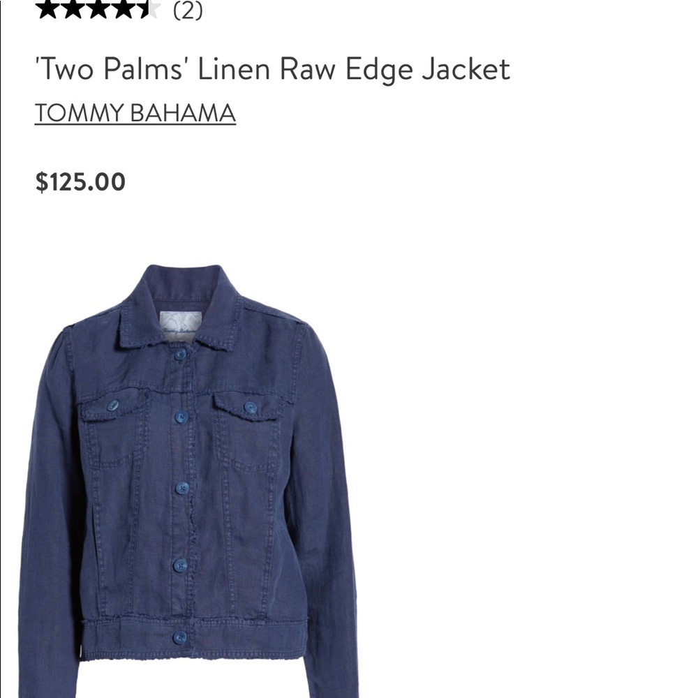 Tommy Bahama light weight jacket